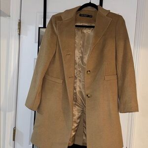 Womens Ralph Lauren Tan Coat size 6P